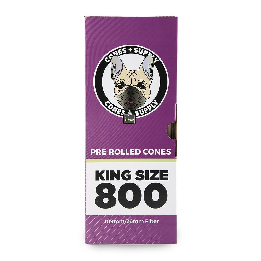 JIWA 40 Cones Préroulés King Size Non Blanchis 109mm Avec Filtre 30mm + Outil Remplissage