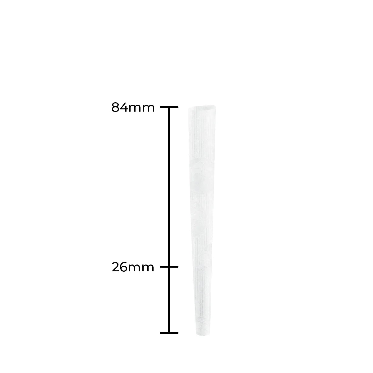 Cone + Supply white 1 1/4 pre-roll cone box with 900 count
