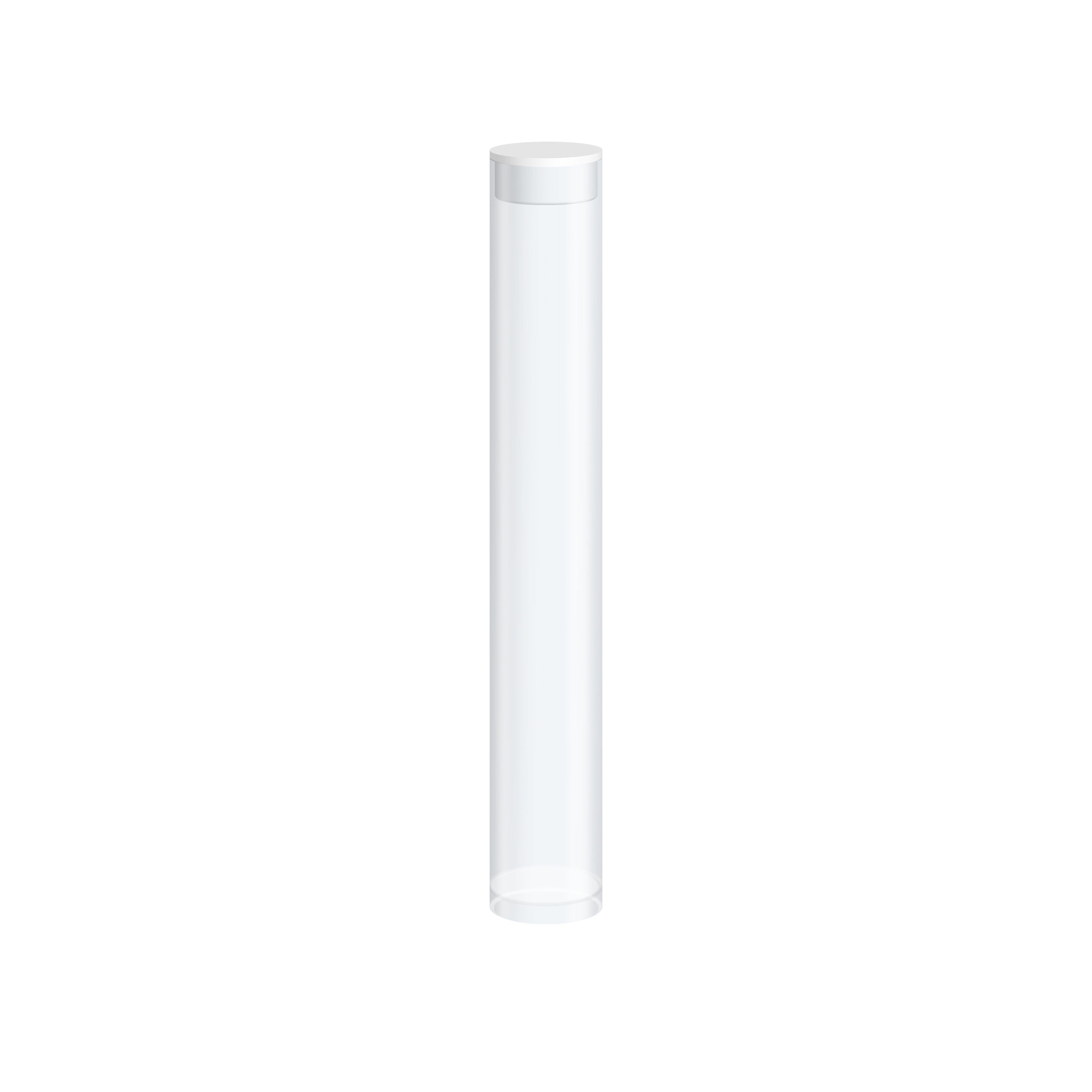 White Cap 0.5ml Cartridge 13x62mm Storage Tube - 500 Count